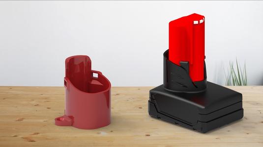 MILWAUKEE M12 BATTERY HOLDER