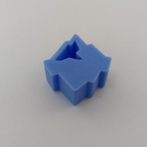 Iceberg Symbol Meeple Silhouette – 3D Printable Game Token