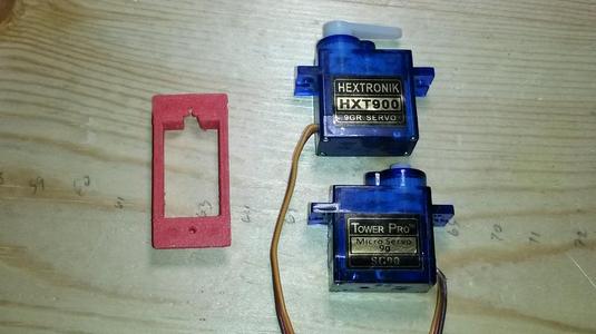 Servo Box Bracket HXT9000 SG90 9g micro servo 