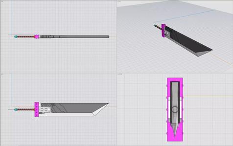 FF7 Buster sword