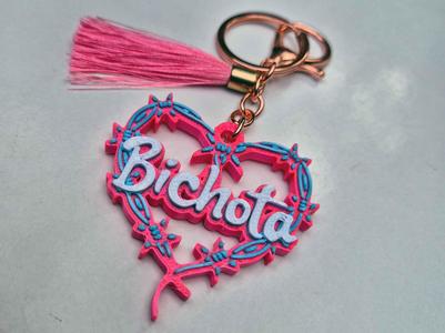 Bichota - Key ring inspired by Karol G Tattoo