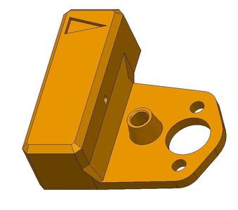 Filament detector mount for OPT sensor