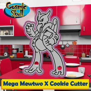 Mega Mewtwo X Cookie Cutter