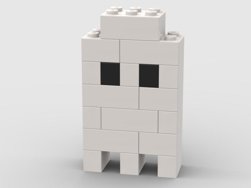 PixelBricks 3D - Halloween Ghost 👻