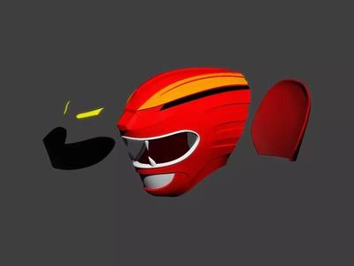 Gao Red Helmet 3Dprint