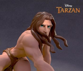 Tarzan STL Collectible 3D Sculpture