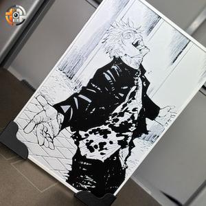 GOJO SATORU | JUSUTSU KAISEN - HUEFORGEENTHUSIAST - MANGA PANEL