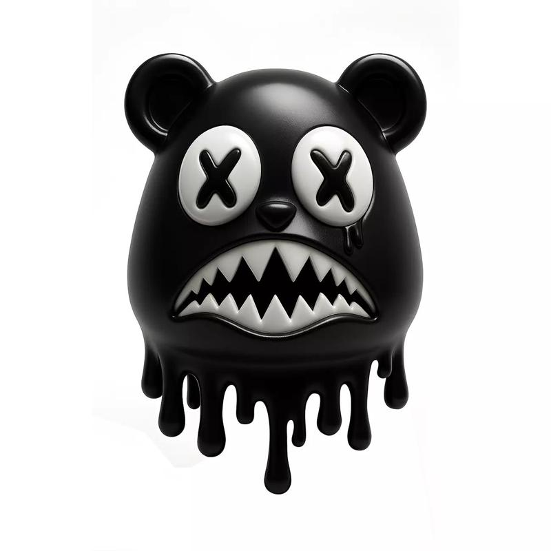 Drip Painting Melt Bear toy