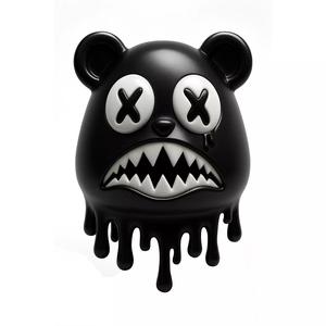 Drip Painting Melt Bear toy