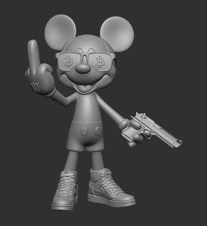 MICKEY MOUSE BAD BIT COIN