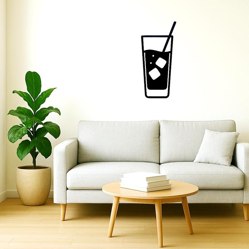 cocktail-shaped wall decoration