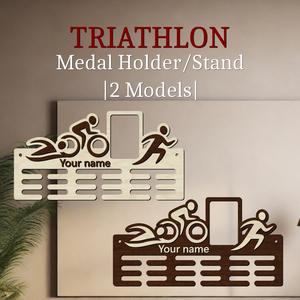 Triathlon Medal Holder/Stand |2 Models|