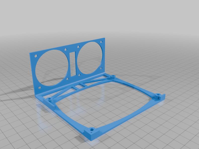 Base para SKR 1.4 con 2ventiladores 50X50