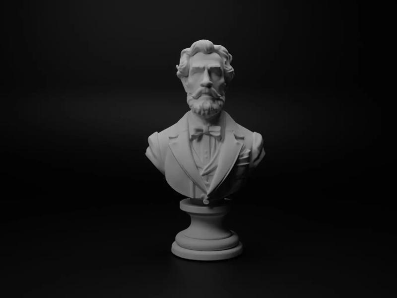 Opera Singer Bust Chess