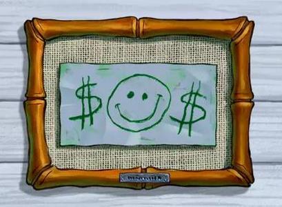 Mr Krabs First Dollar