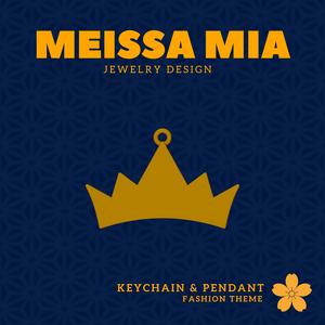 Pocket Royalty – 3D Print File for Crown & Tiara Keychain or Pendant - Crown Keychain - Tiara Pendant - Girl's Fashion - Princess Fashion Accessories