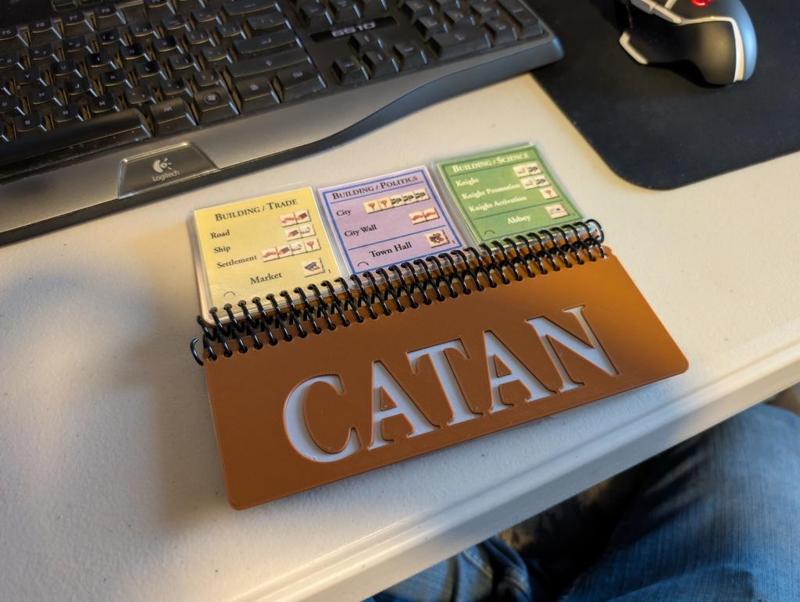 Catan Cities and Knights Flip Chart 