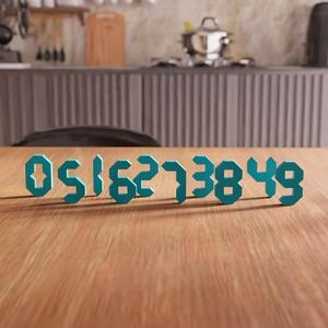 Digit Numbers STL File - 112