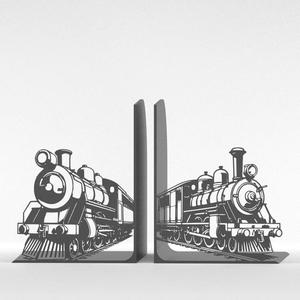 Old Trains Bookends