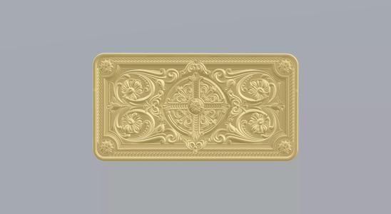 Ornament for Decor and Engraving