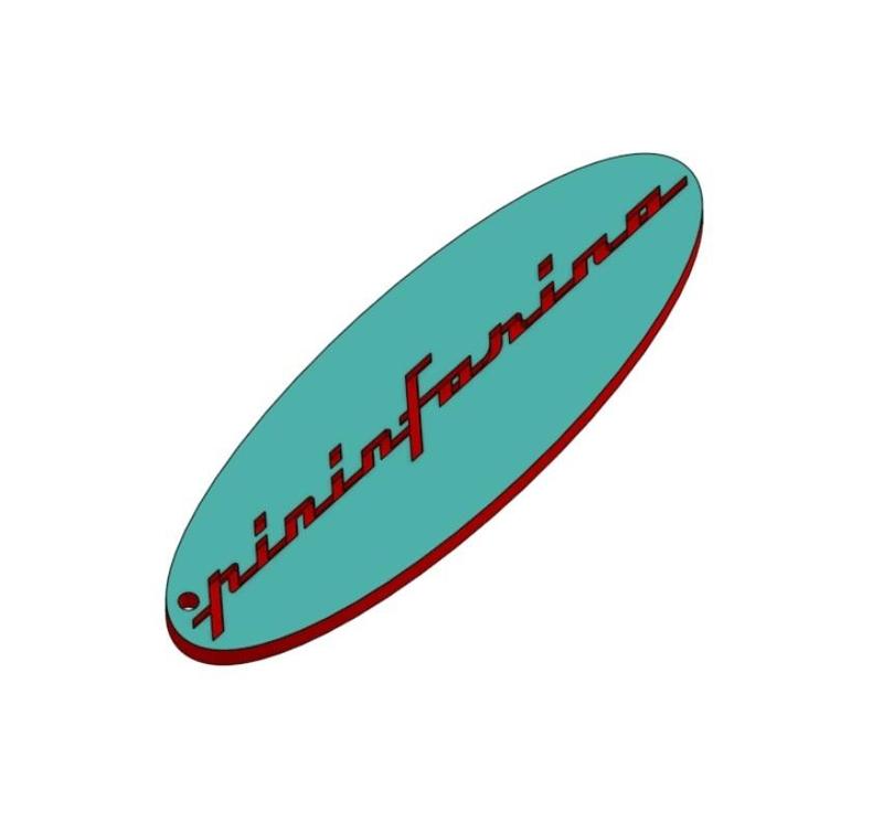 PININFARINA OVAL KEYCHAIN