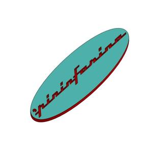 PININFARINA OVAL KEYCHAIN