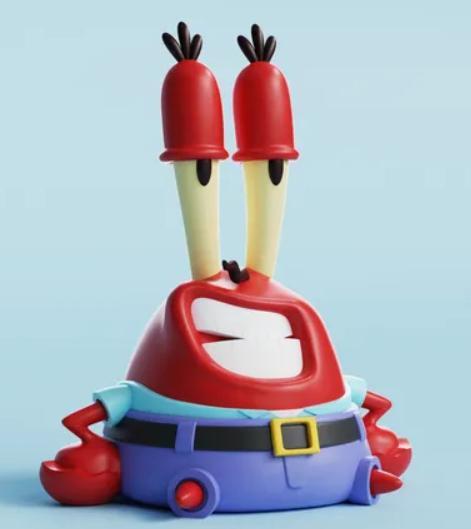 Mr. Krabs MINI CUTE FIGURE