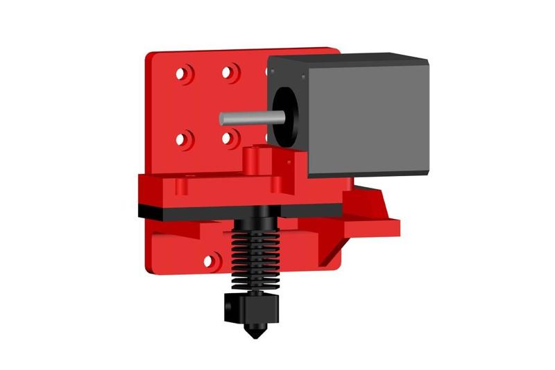 Direct Drive Vert-Xtruder-REMIX FOR I3