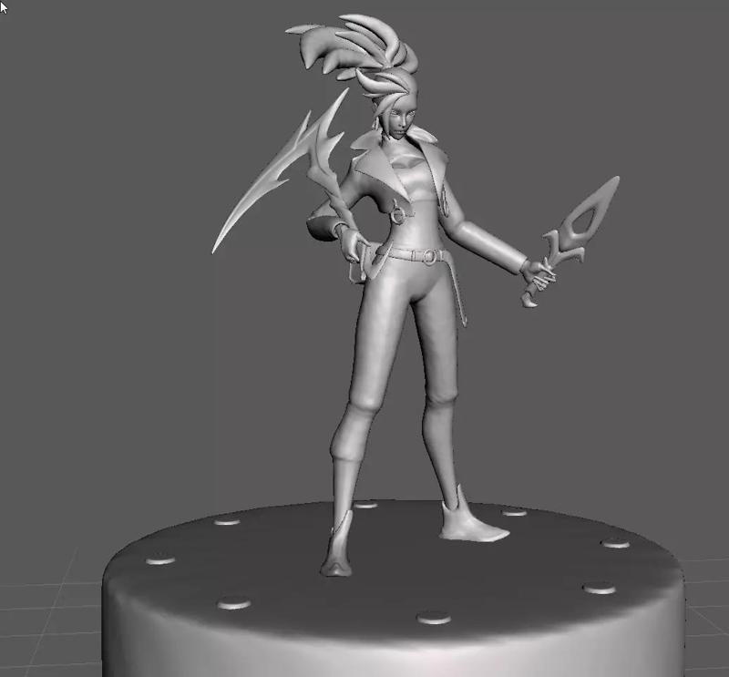 KDA All out Akali 3D Model