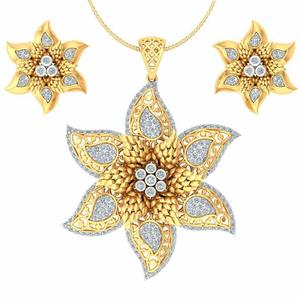 pendant and earrings set 3dm and stl