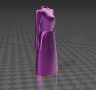 Dress Mannequin Fashion 3D 6