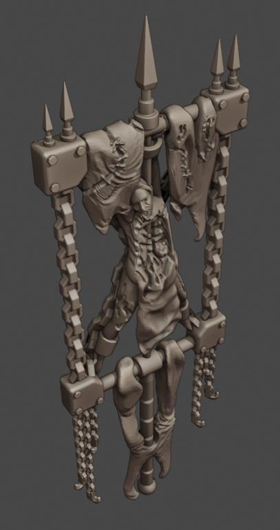 Skinned man Banner for Edgy Night Marines