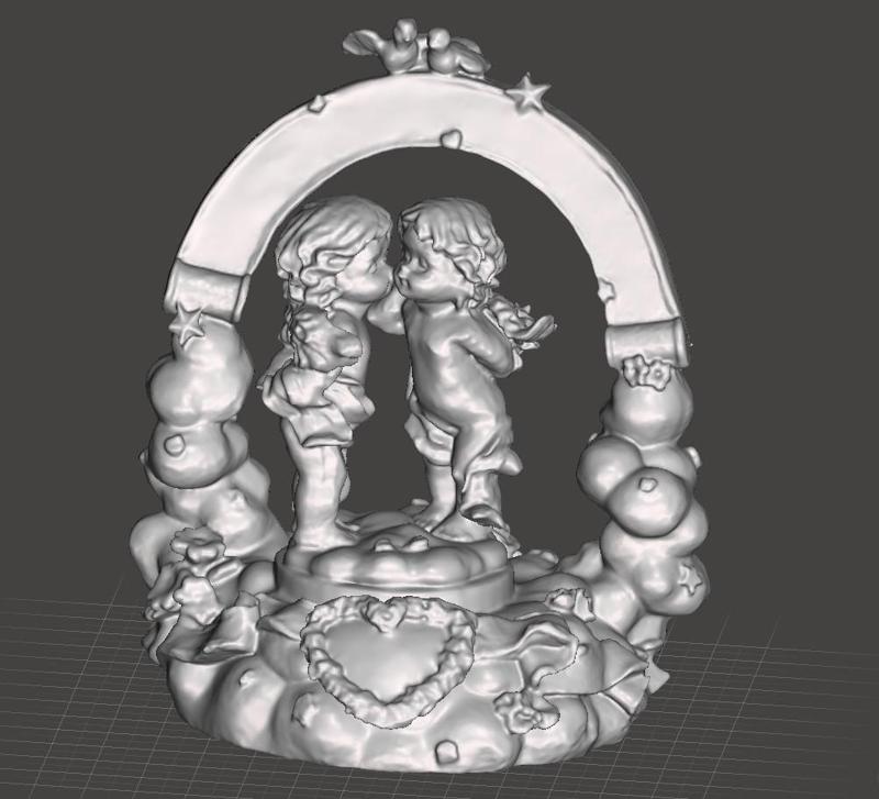 kissing cupids valentine