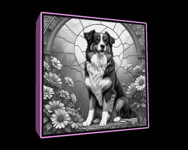 Lightbox Miniature American Shepherd lithophane