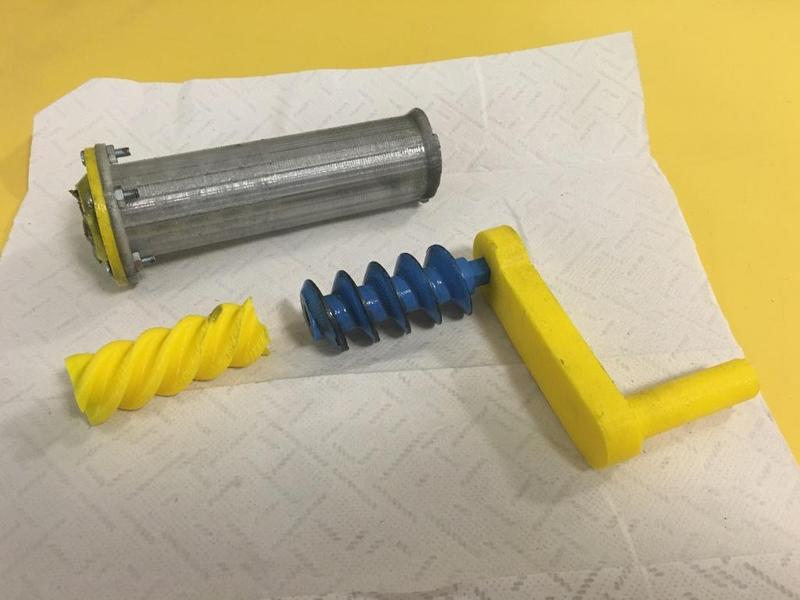 Pellet Extruder with Auger + Moineau screws