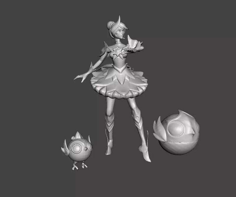 Star Guardian Orianna 3D Model