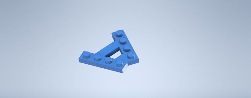 Plate 2x4 Share 45°