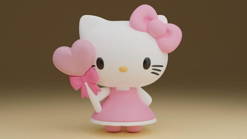 Hello kitty valentine figure