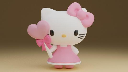 Hello kitty valentine figure
