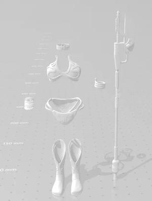 Princess Leia Slave Outfit Armor Kit