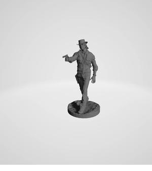 Red Dead Redemption - John Marston aiming with revolver