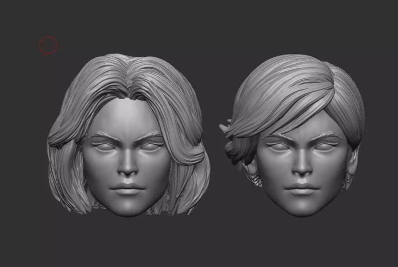 Power Girl Headsculpt for Action Figures