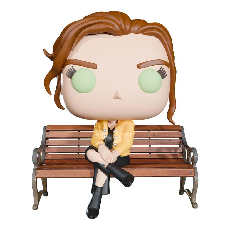 Funko pop girl sitting