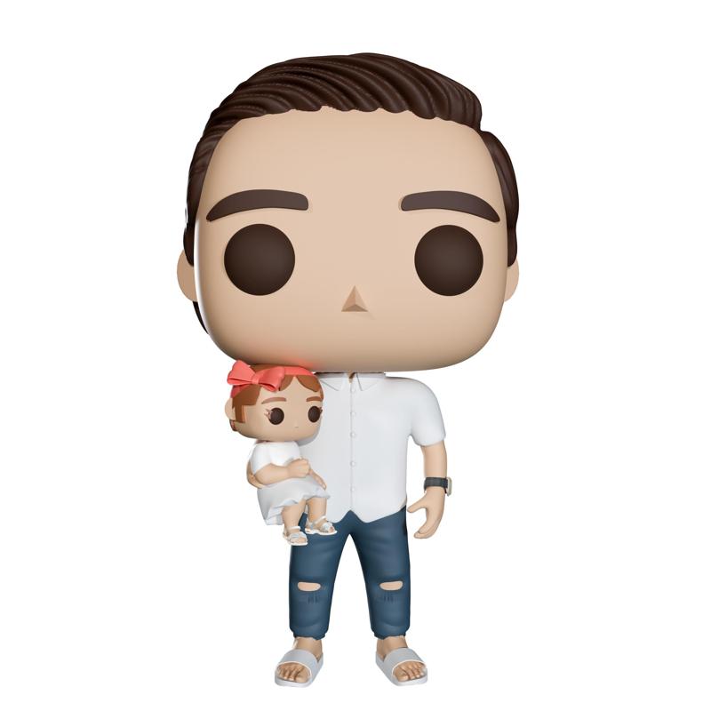Funko pop man and baby