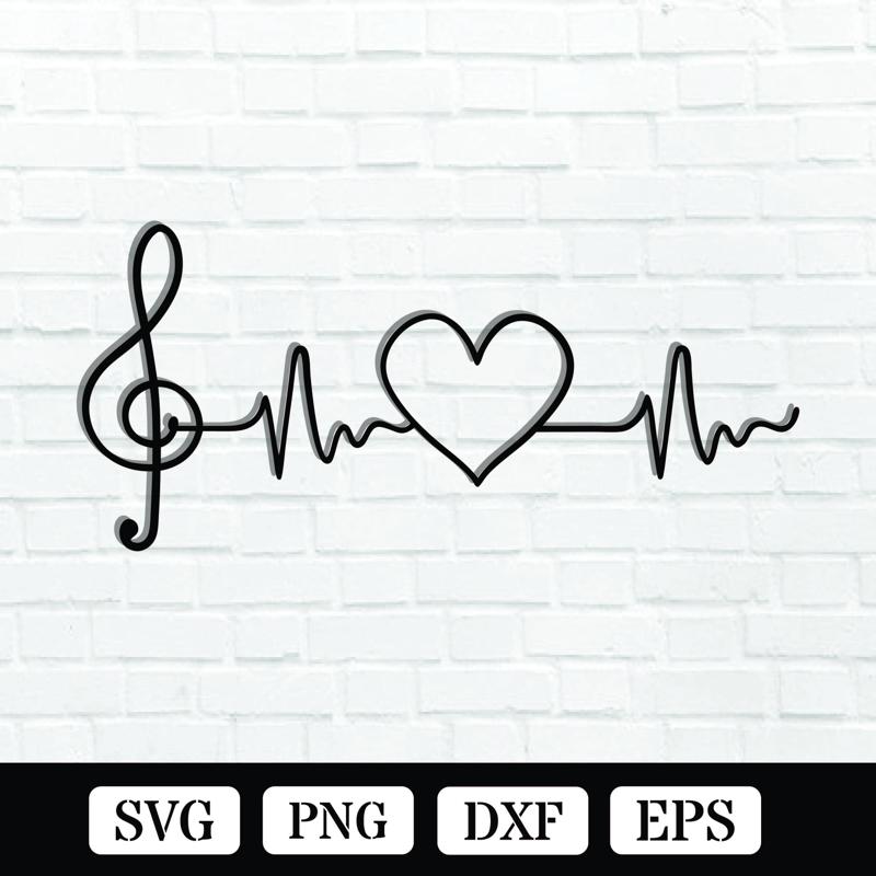 Music Metal Wall Art Laser Cut Files