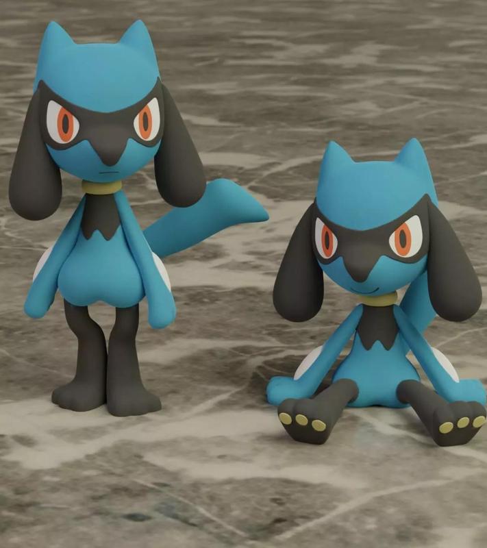 Riolu 2 Poses Pokemon Fanart