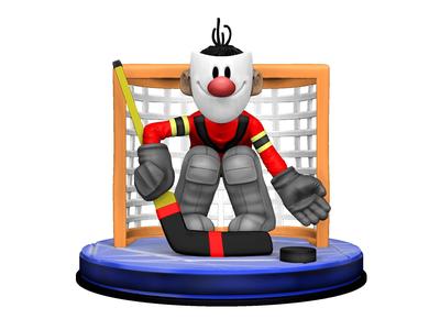 Goalkeeper FOR 3D PRINT STL assemble