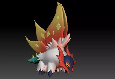 Pokemon Paradox Ancient Volcarona Slither Wing