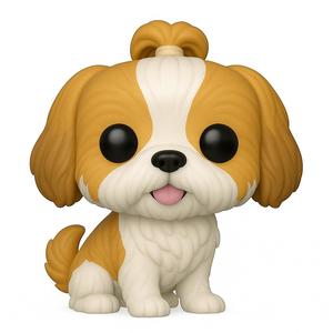 Funko Pop Shih tzu dourado e branco