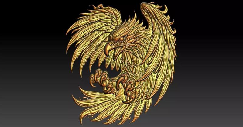 1 eagle CNC Relief Model